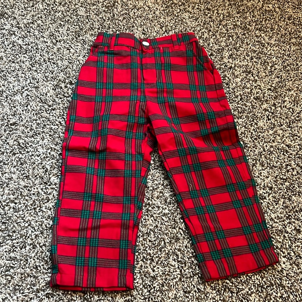 Little Bear Smocks 3T Plaid Pants